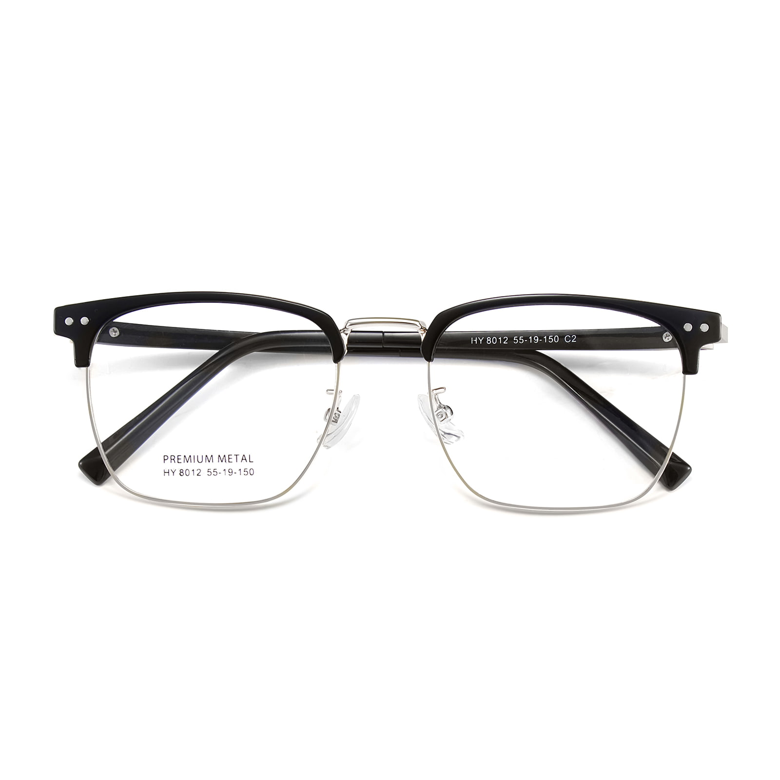 8012 Minimalistyczne okulary ze stopu ciśnieniowego na nos