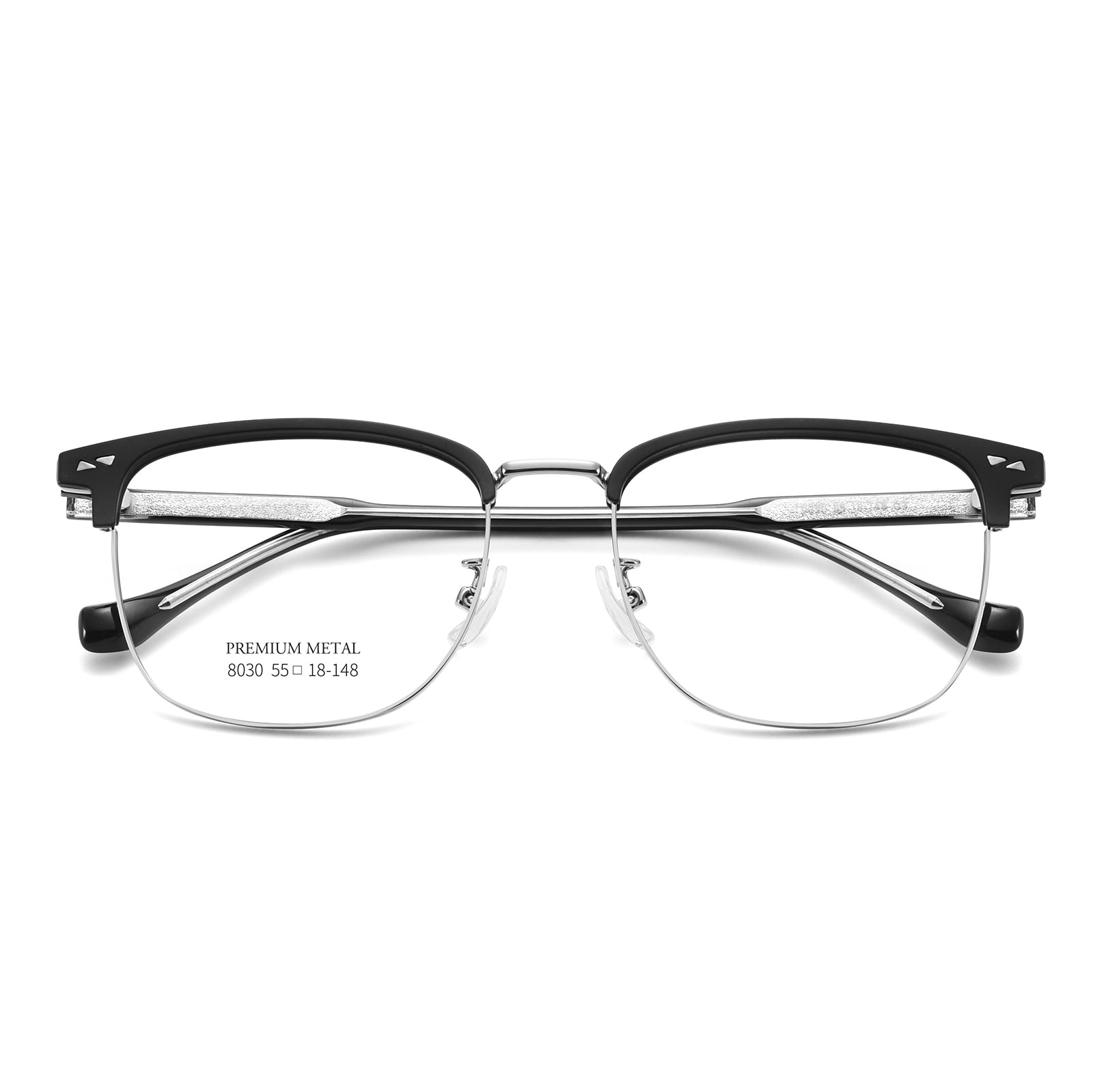 Okulary biznesowe 8030 z wbudowanymi metalowymi paskami