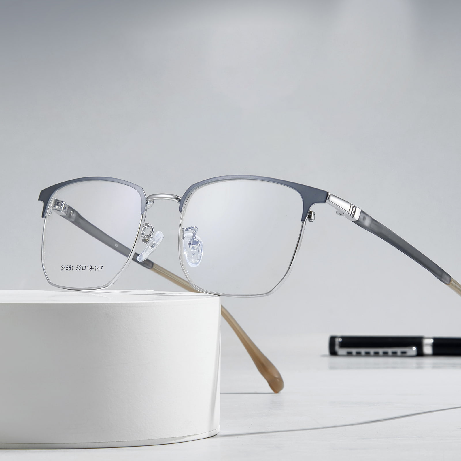 34561 Okulary Business Gentleman ze stopu silikonu