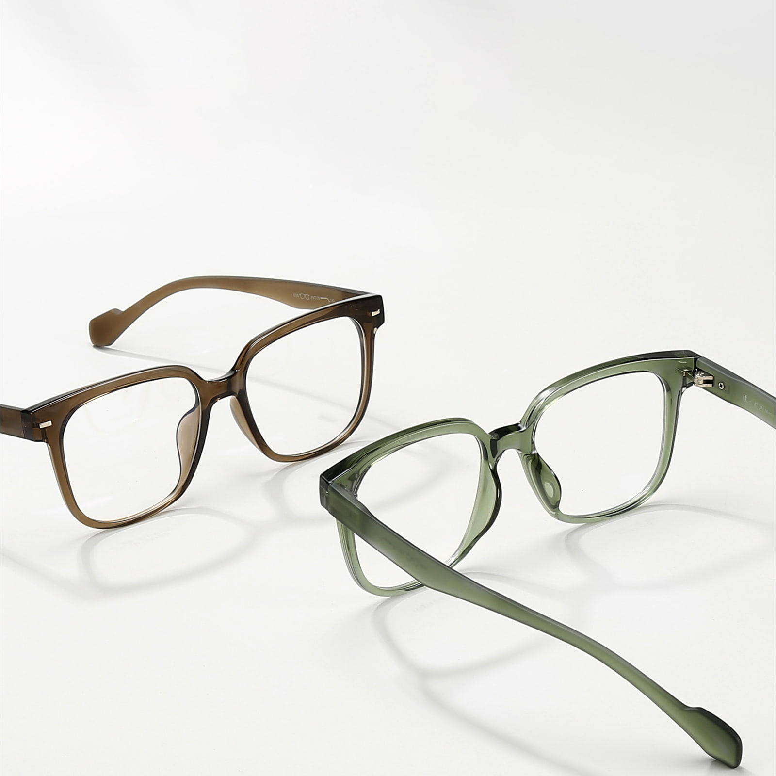 030 Hipoalergiczne i wygodne okulary TR90 w czarnych oprawkach