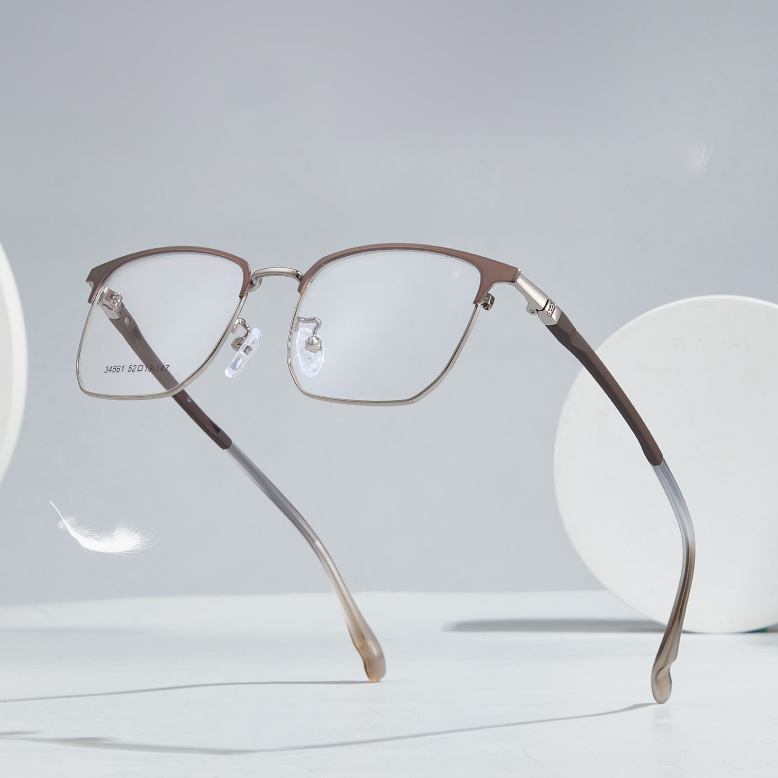 34561 Okulary Business Gentleman ze stopu silikonu