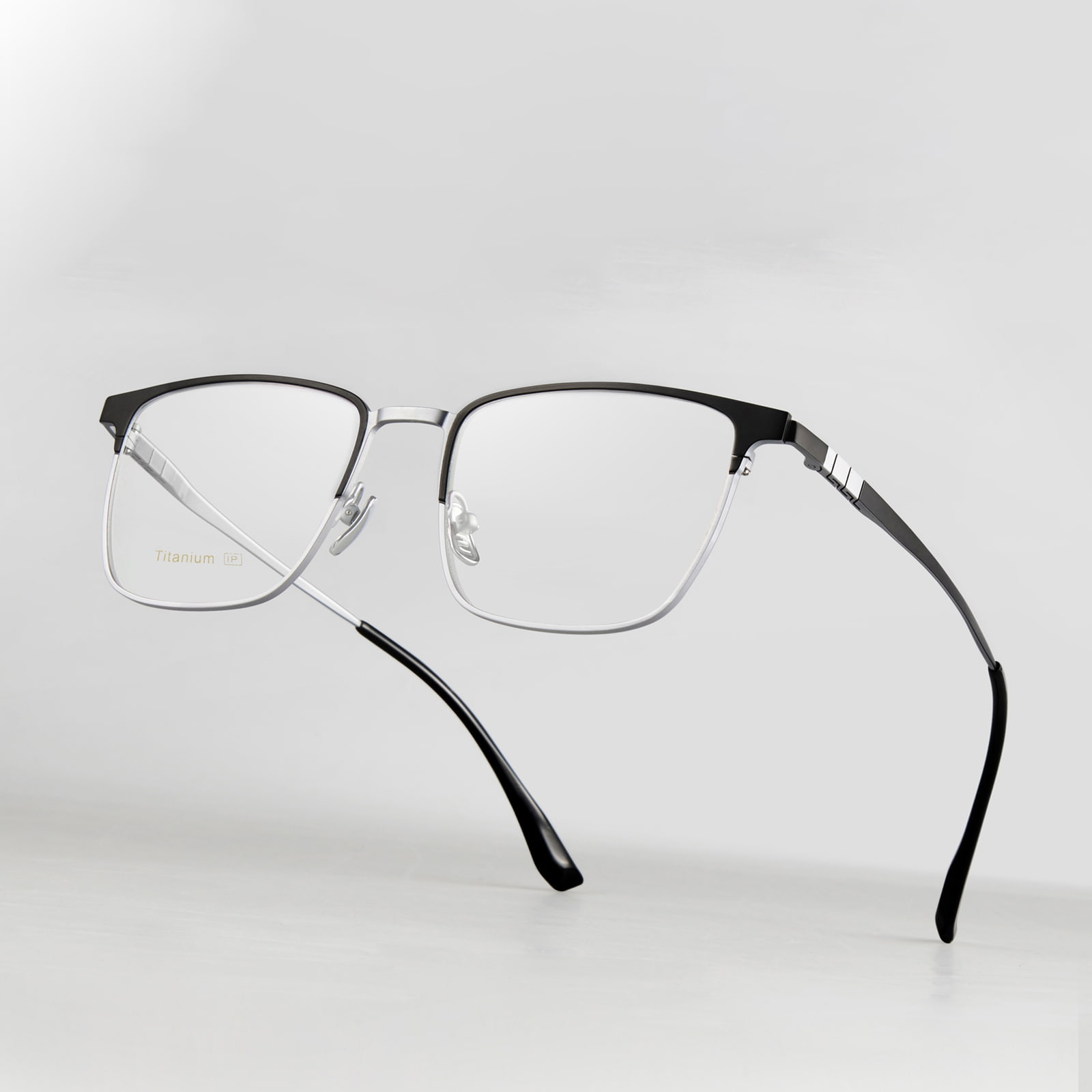 TA2212 Biznesowe okulary antypoślizgowe z czystego tytanu