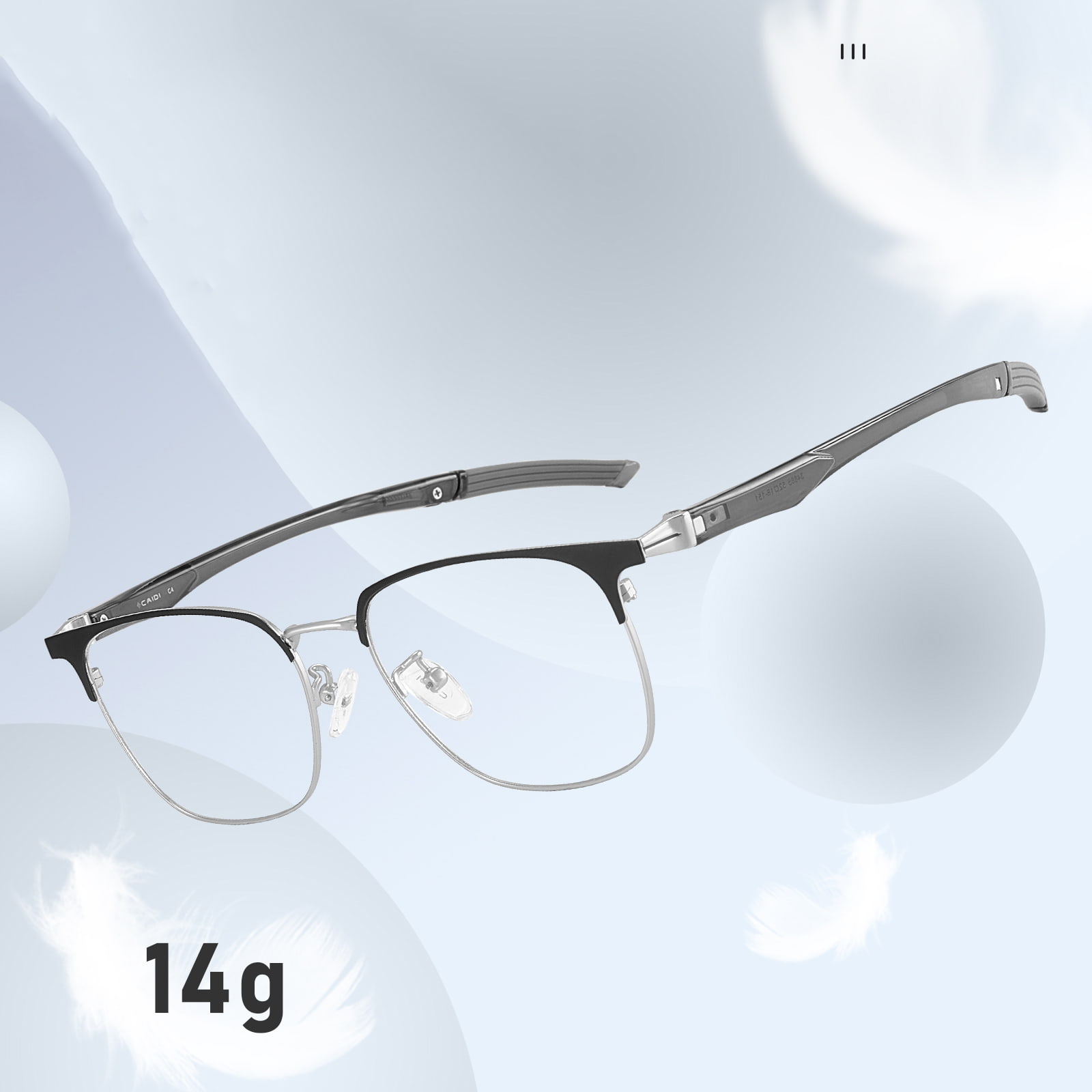 34865 Sportowe okulary ze stopu lekkiego