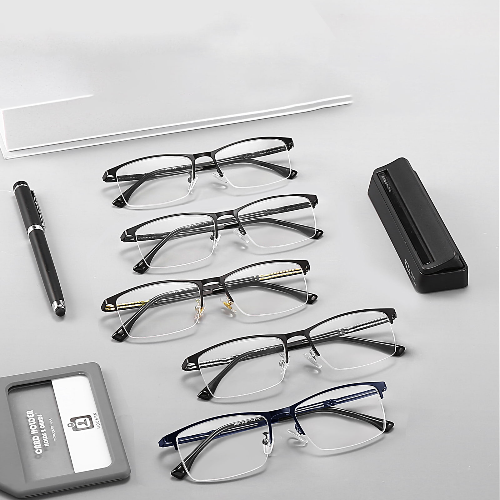 34080 Chińskie okulary z ultralekkiego stopu