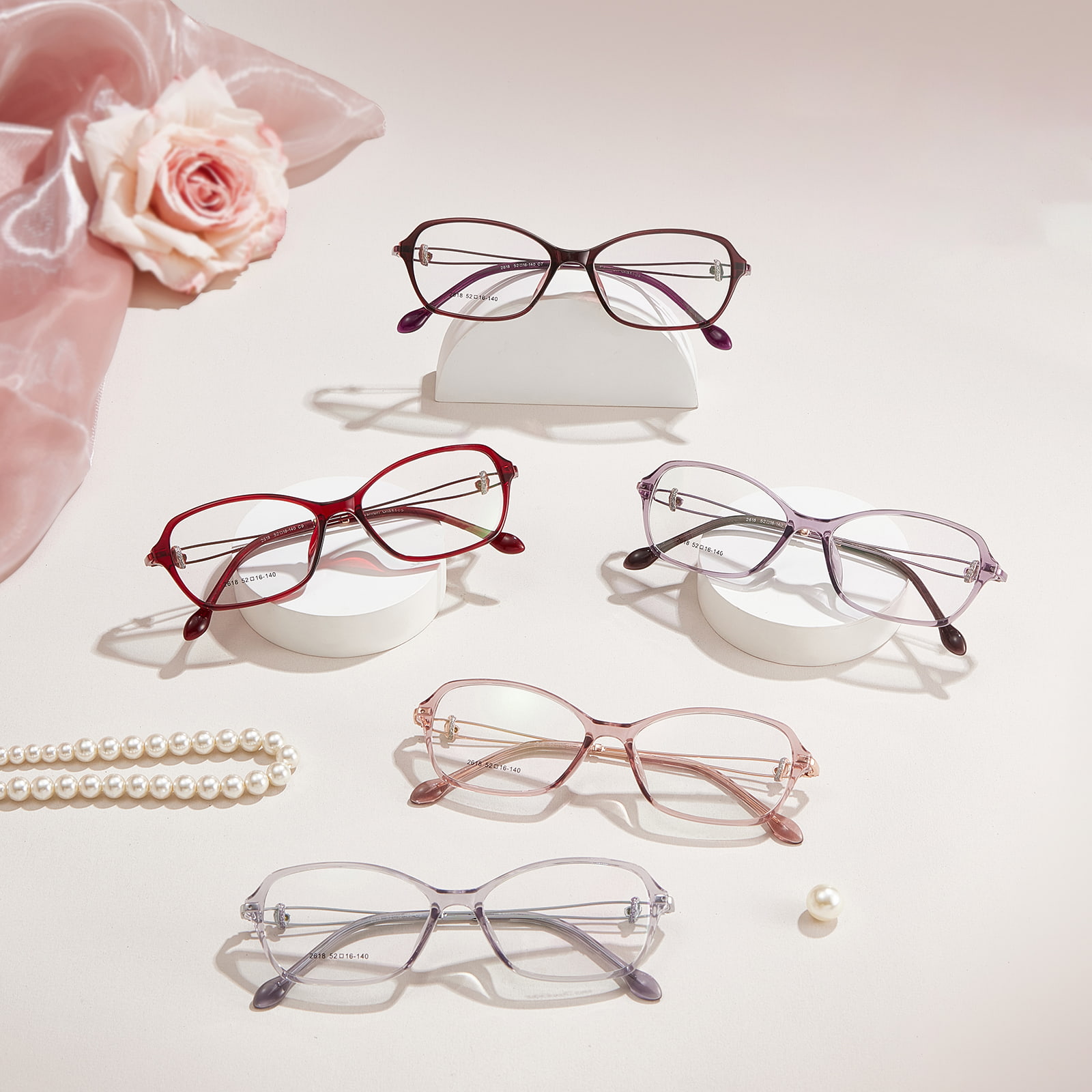 2618 Eleganckie okulary Polygon TR90