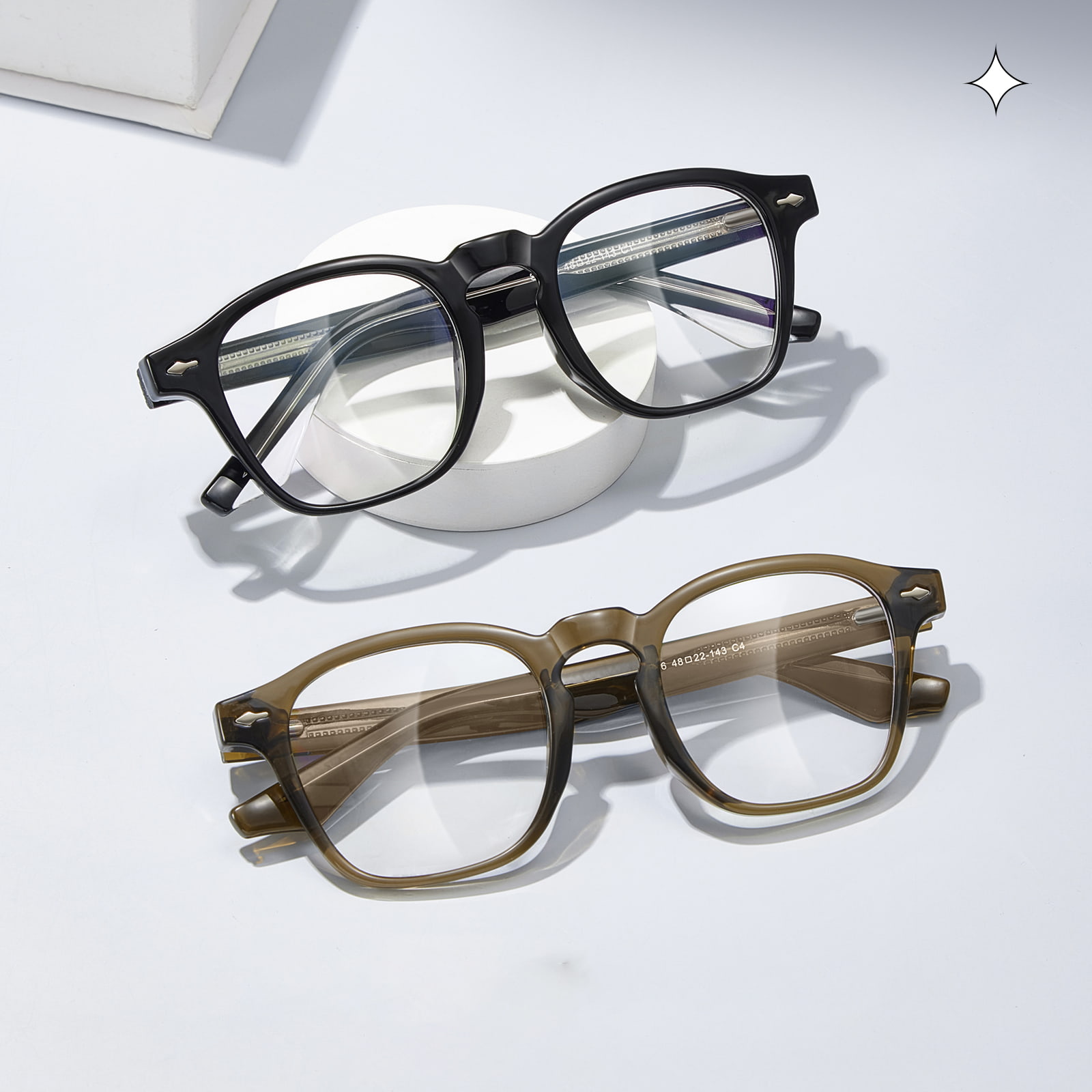 Okulary S9016 Punk 3D TR90