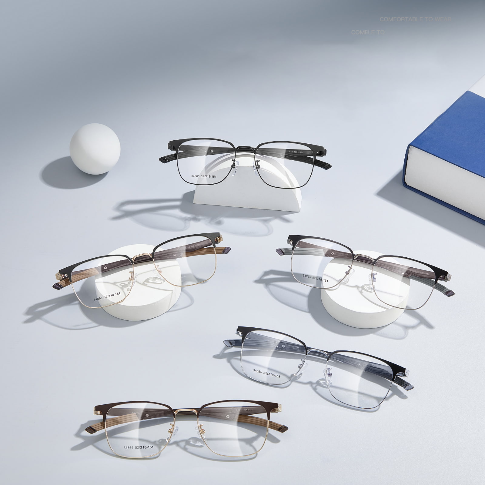 34865 Sportowe okulary ze stopu lekkiego