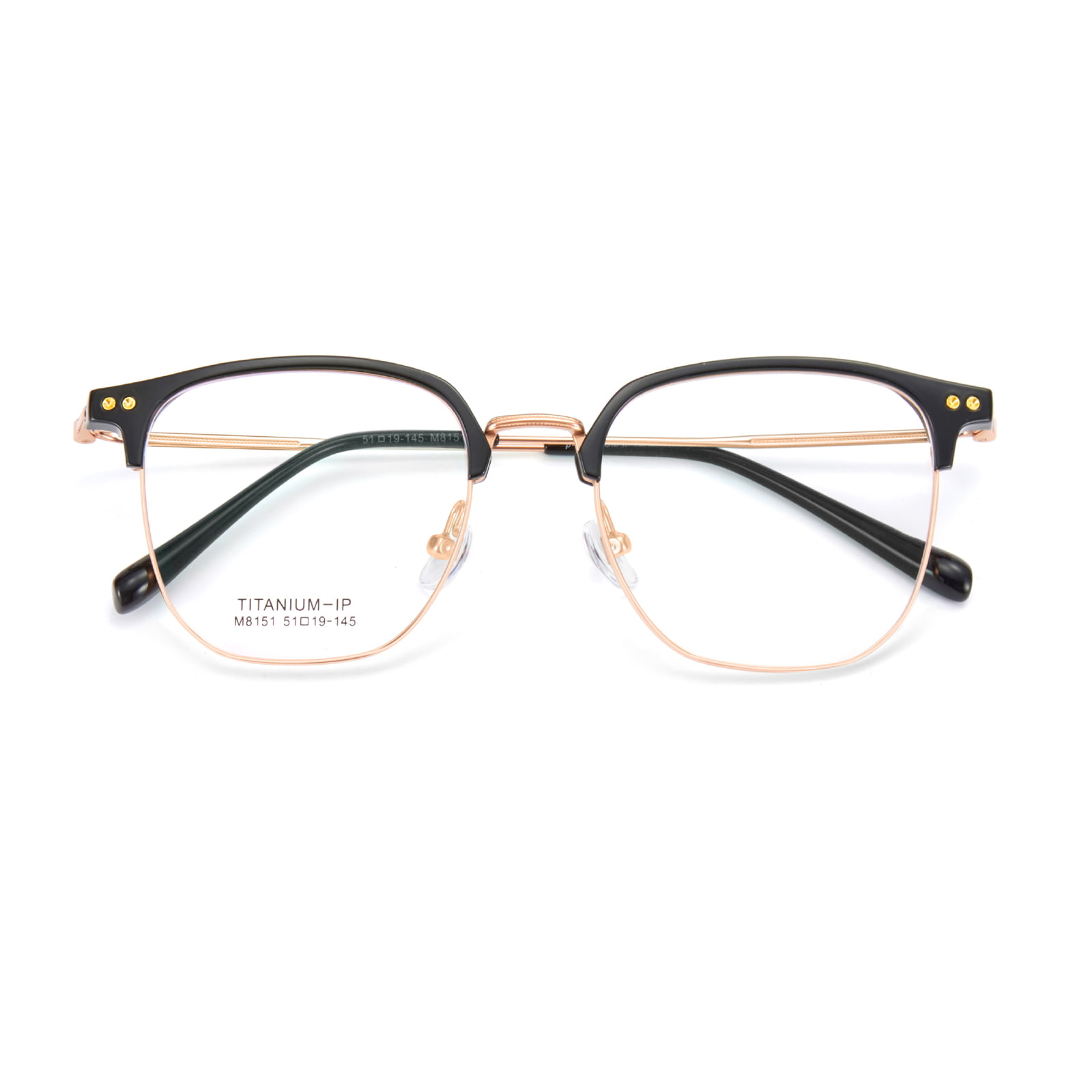 M8151 Square Circle Lekkie β tytanowe okulary