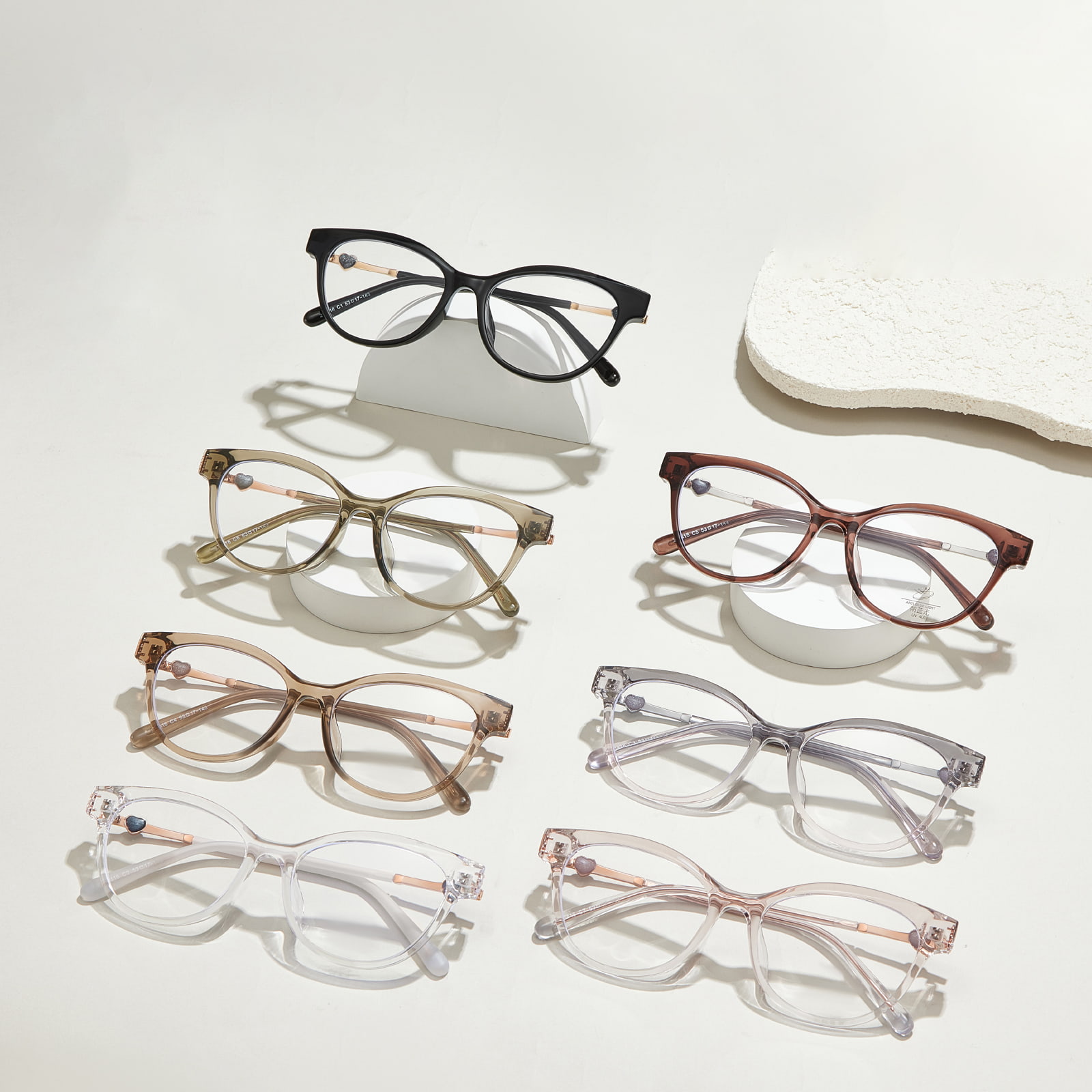 210416 Odporne na zużycie okulary przeciw niebieskiemu światłu Love Casting