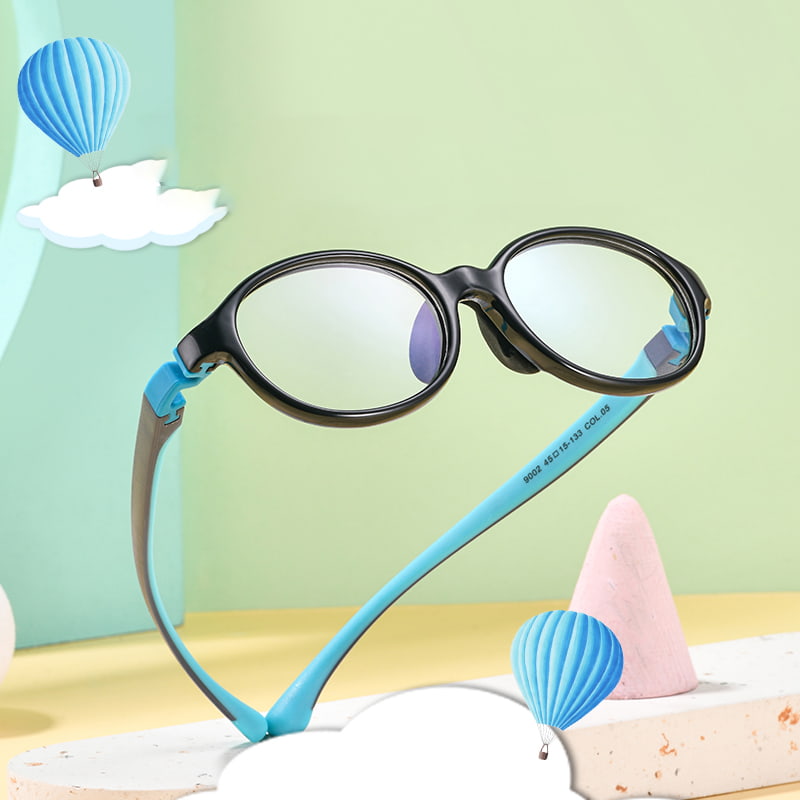 Bezpieczne, pełnoklatkowe, zdejmowane okulary 9002 Jelly Color