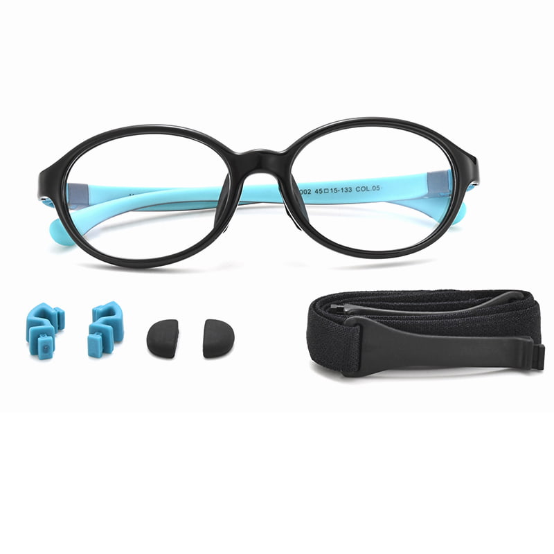 Bezpieczne, pełnoklatkowe, zdejmowane okulary 9002 Jelly Color
