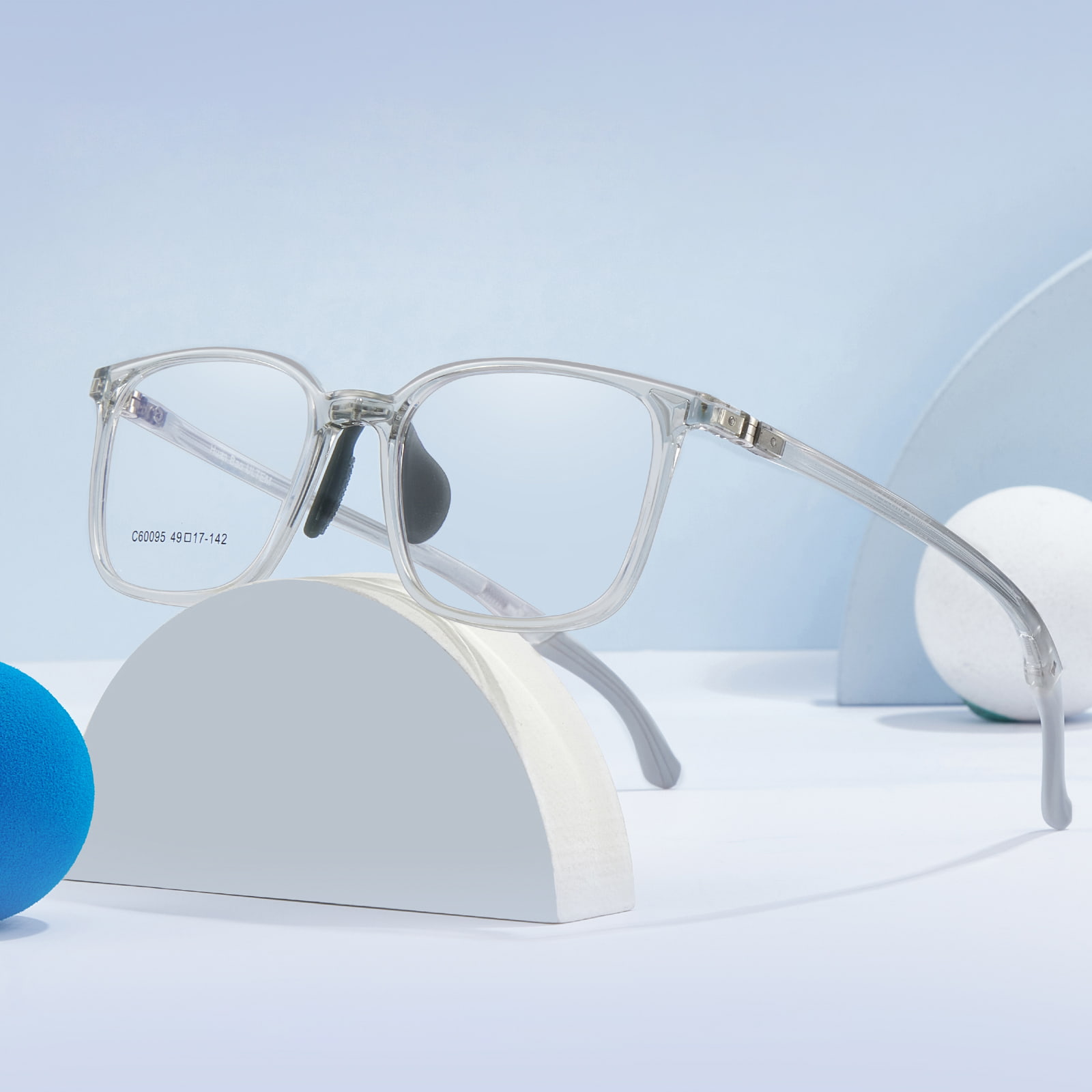 60095 Odporne na zużycie okulary sportowe z możliwością regulacji pod czterema kątami