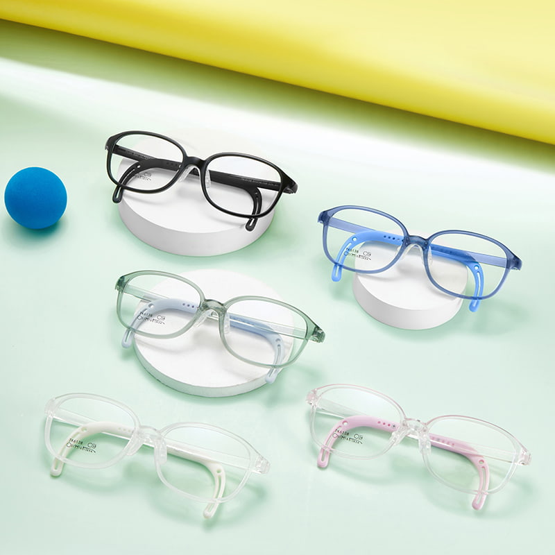 TK6138 Lekkie okulary dziecięce TR90 w dużych rozmiarach