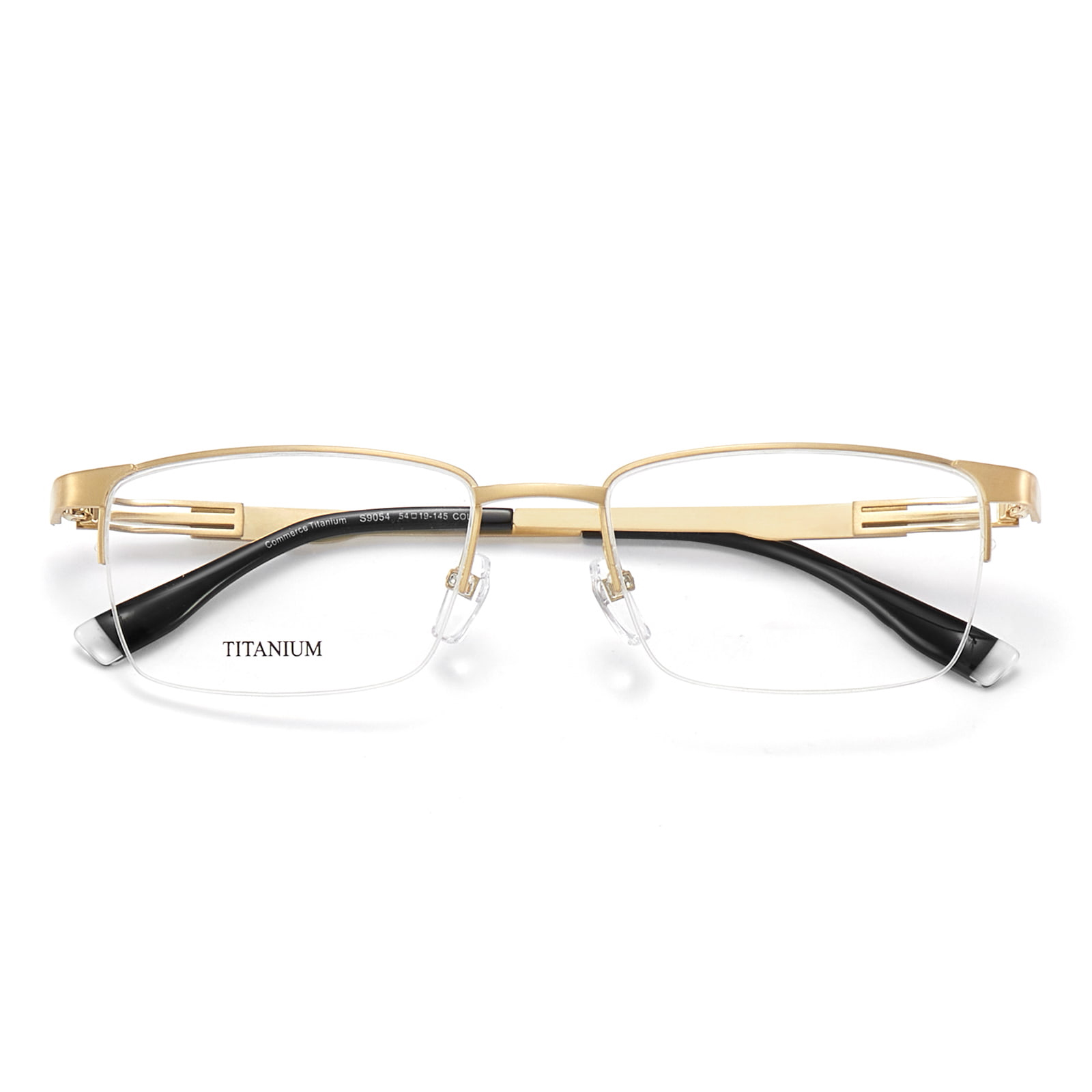 S9054 Lekkie i nieblaknące okulary z czystego tytanu
