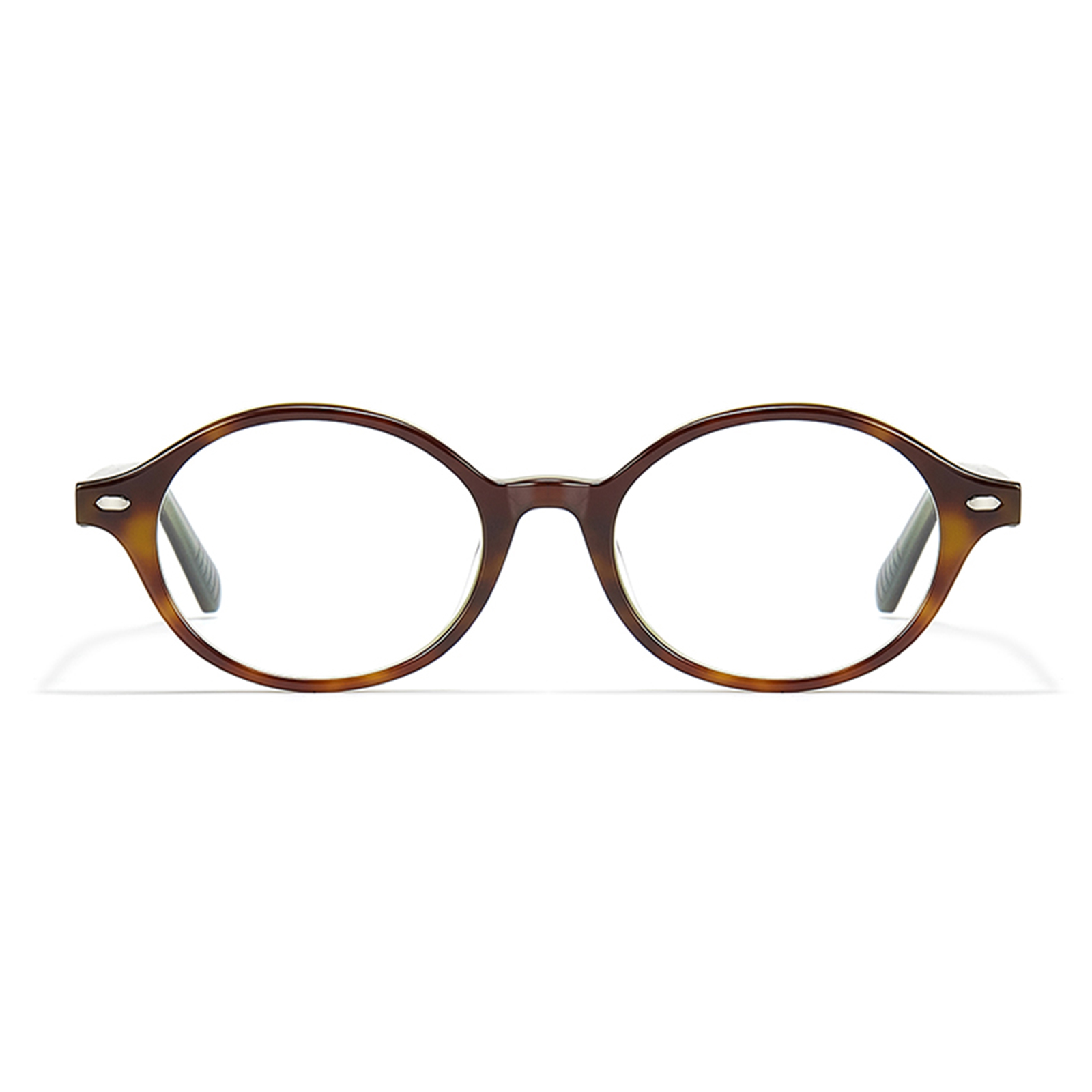 BC8046 Proste, owalne, hipoalergiczne okulary z octanu