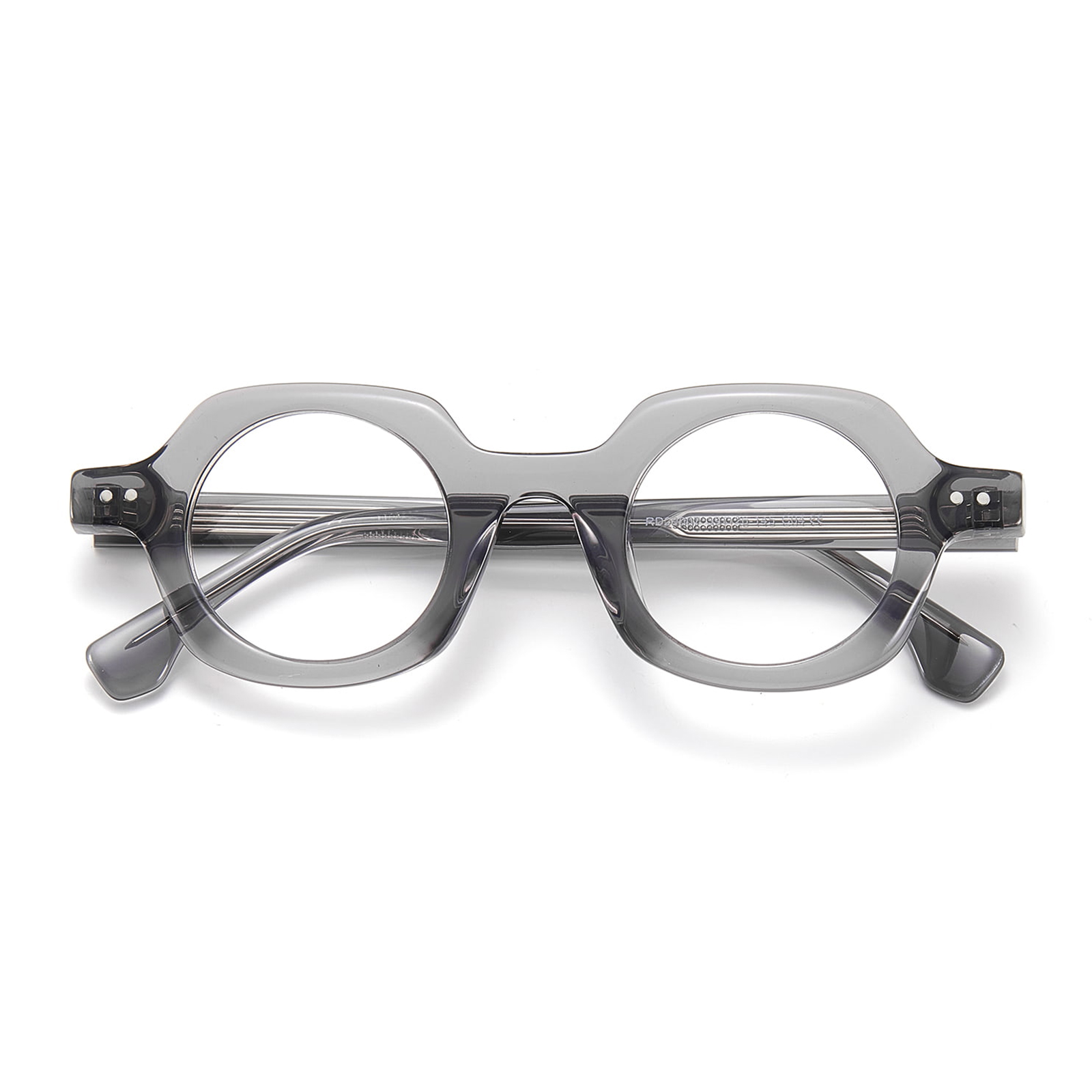 RD29007 Odważne kryształowe okulary talerzowe o specjalnym kształcie